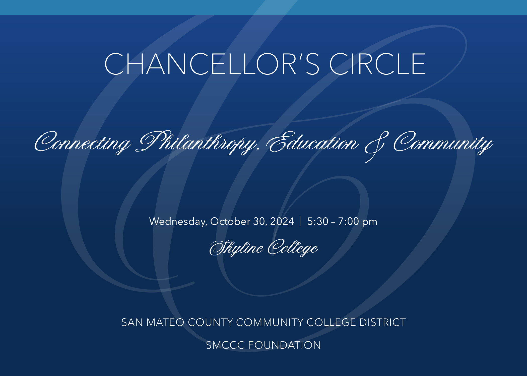 Chancellors Circle 2024 Banner